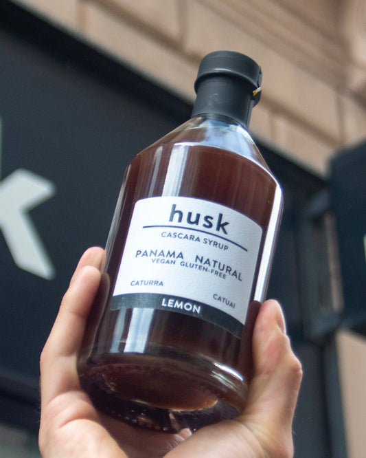 husk - cascara syrup with lemon flavor