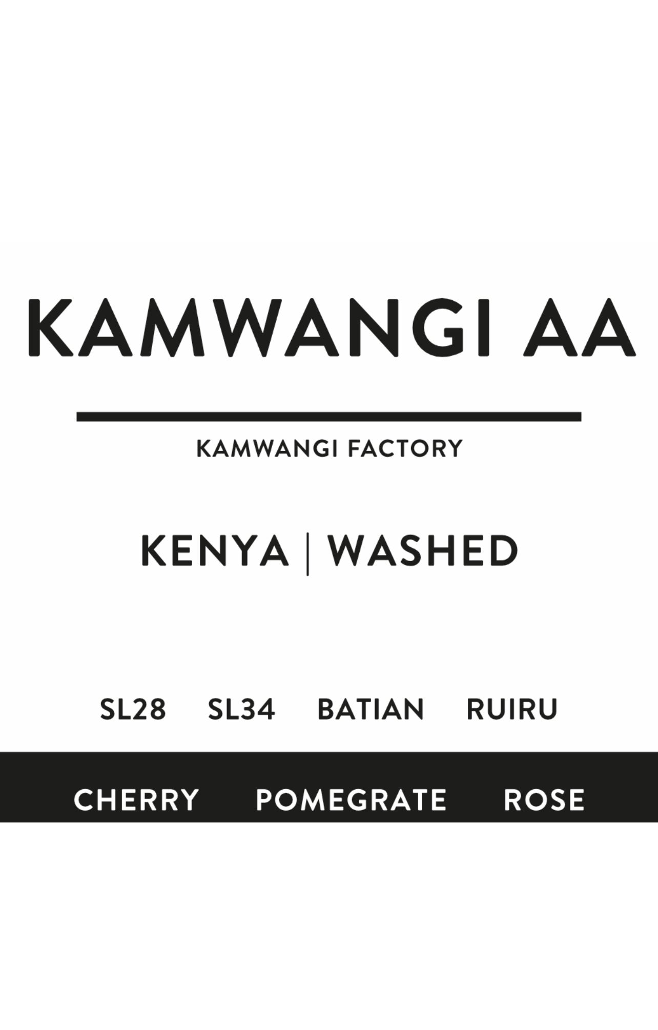 KAMWANGI AA | KENYA | washed