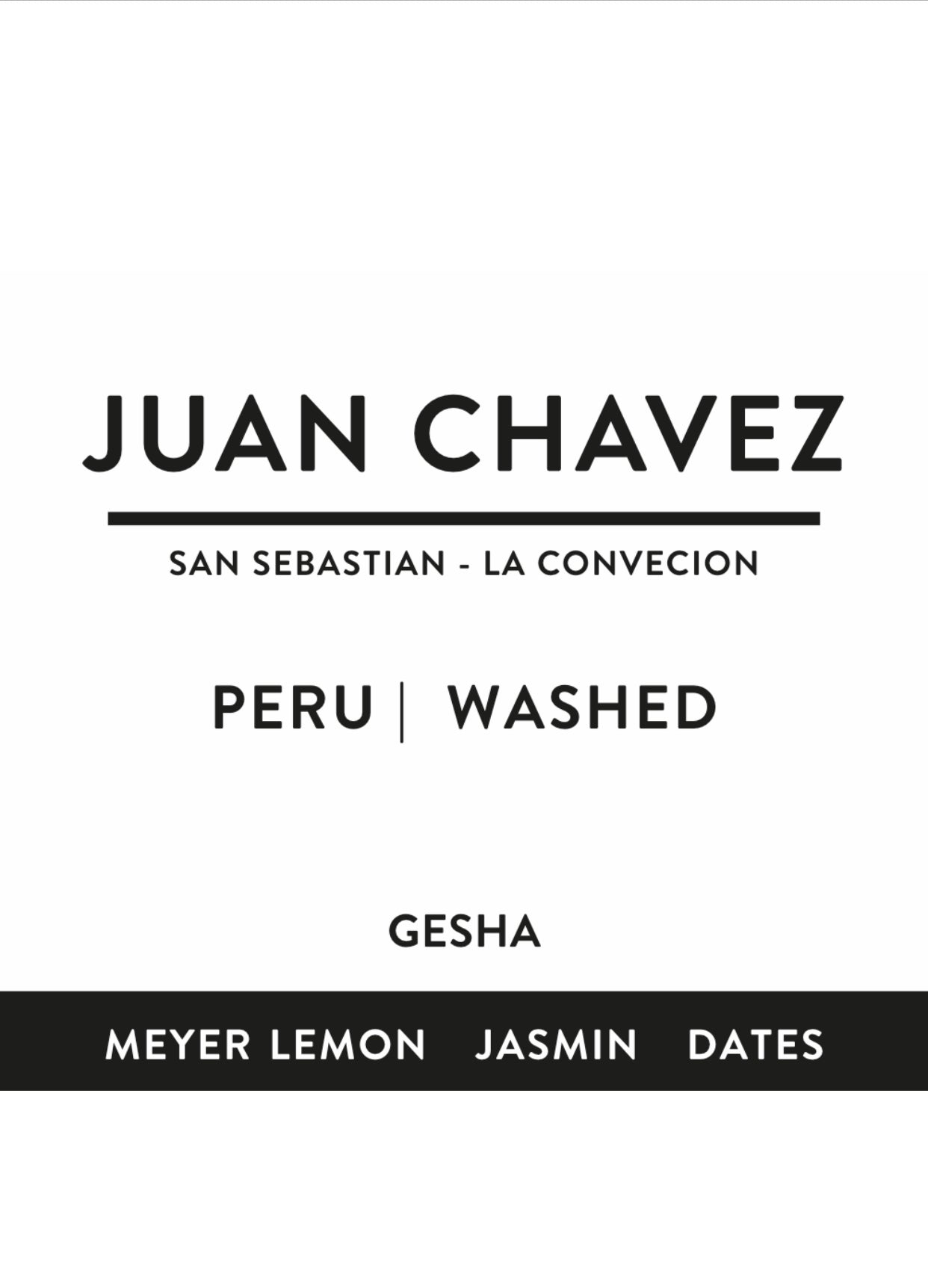 JULIO CHAVEZ | Peru | washed