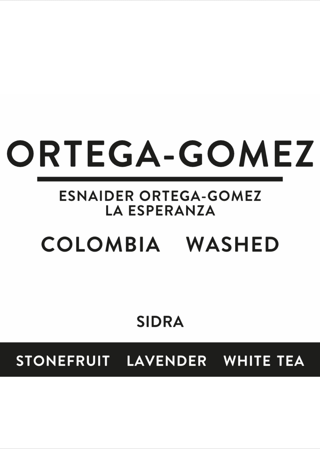 ORTEGA-GOMEZ | Colombia | washed